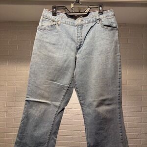 Levi's 550 Relaxed Bootcut Jeans Light Wash Denim Size 16M